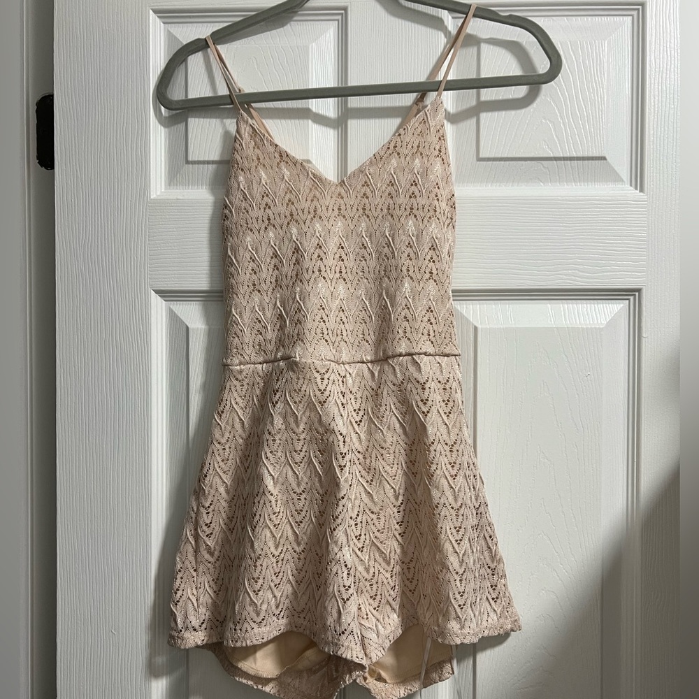 Sage Romper Small ColorCream